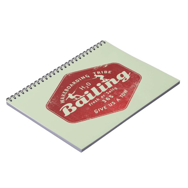 Wakeboarder Notizblock (Linke Seite)