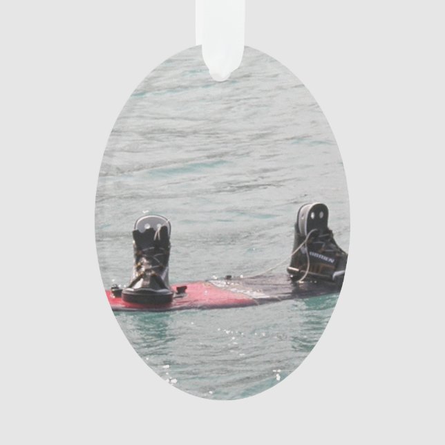 Wakeboarder Ornament (Vorderseite)