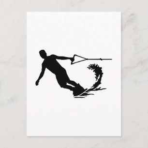 Wakeboarder Postkarte