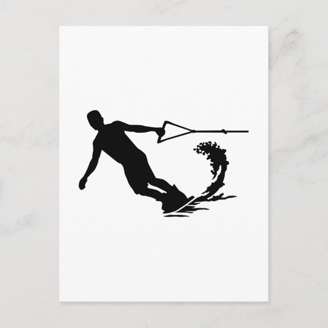 Wakeboarder Postkarte (Vorderseite)