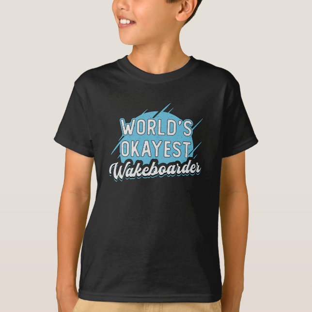 Wakeboarder Wakeboard Wakeboard T-Shirt (Vorderseite)