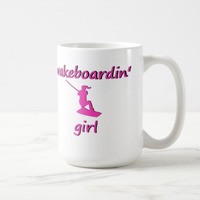 Wakeboardin Mädchen-Tasse Tasse (Rechts)