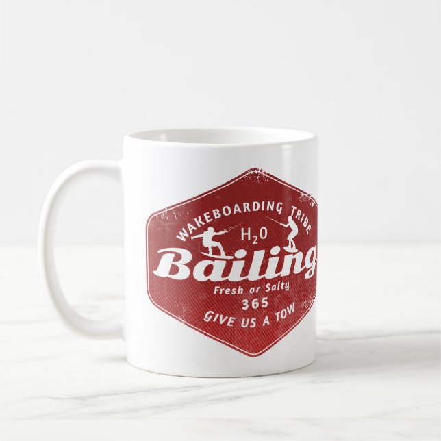 Wakeboarding-Banking Kaffeetasse (Links)