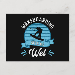 Wakeboarding erhält Wakeboarder Wakeboard Postkarte