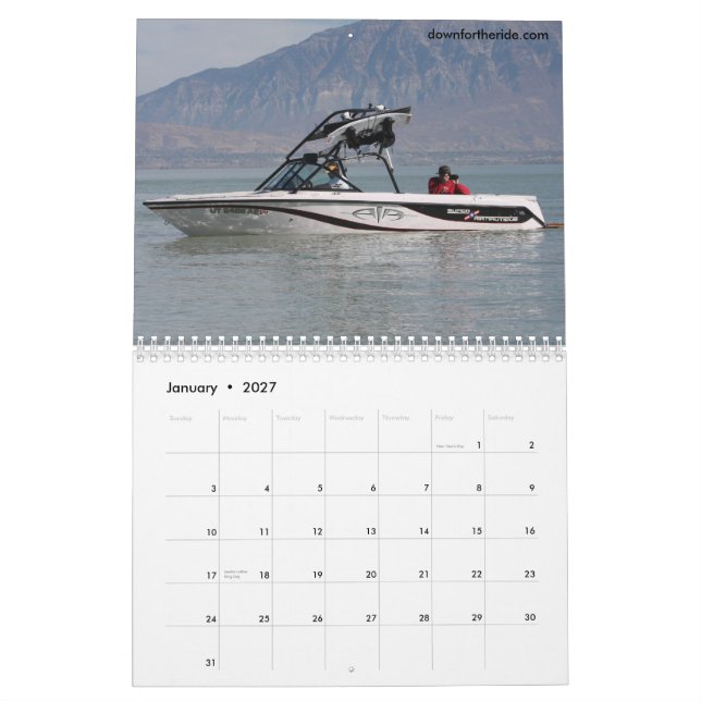 Wakeboarding Kalender - besonders angefertigt (Jan 2027)
