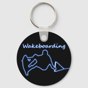 Wakeboarding Neon Keychain Schlüsselanhänger