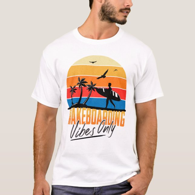 Wakeboarding Vibes only Wakeboard T-Shirt (Vorderseite)