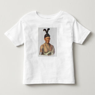 Wakechai oder "duckendes Eagle", ein Sauk Leiter Kleinkind T-shirt