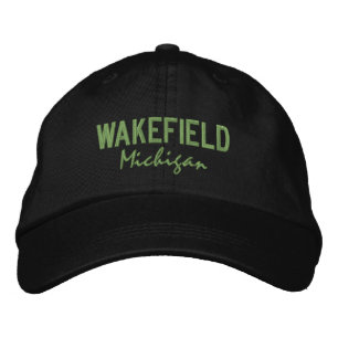 Wakefield Michigan bestickt Baseball Hat Bestickte Baseballkappe