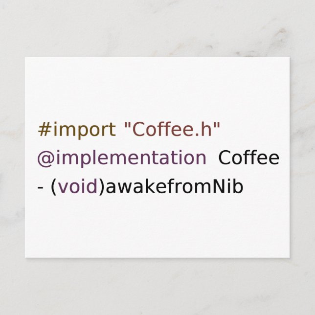 wakefromNib Postkarte (Vorderseite)