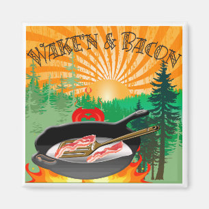 Wake'n u. Speck-Magnet Magnet