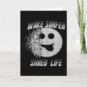 Wakesurfer Wake Surf Wasserskilauf Seesport Shred Karte
