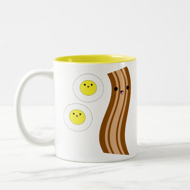 Wakey Wakey! Zweifarbige Tasse (Links)