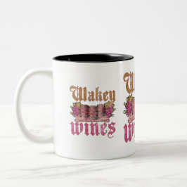 Wakey Wines Zweifarbige Tasse