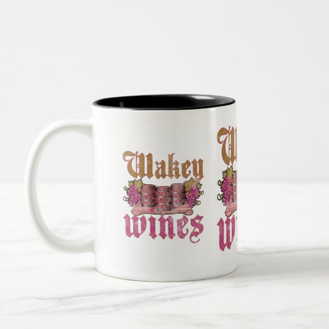 Wakey Wines Zweifarbige Tasse (Links)