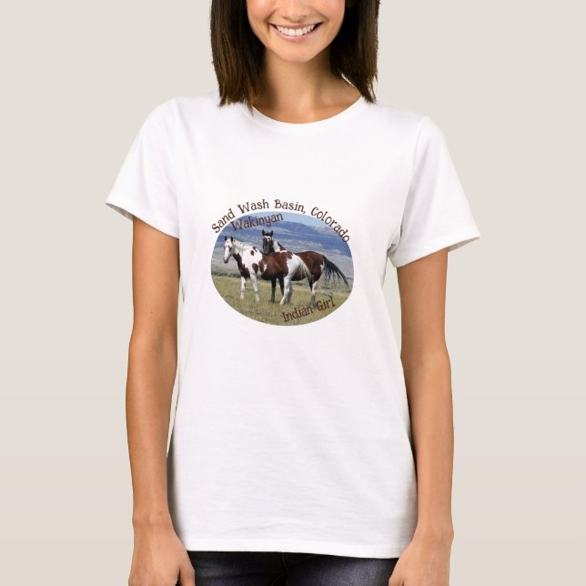 Wakinyan und Indian Girl T - Shirt (Vorderseite)