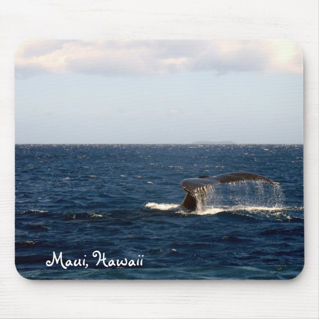 Wal-Aufpassen Mauis Hawaii Mousepad (Vorne)