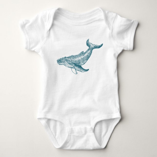 Wal Baby Strampler (Vorderseite)