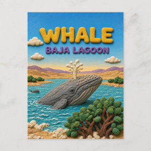 Wal Baja Lagune Modern KlayKoo Postkarte