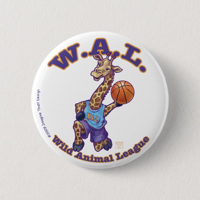 WAL Basketball Button (Vorderseite)