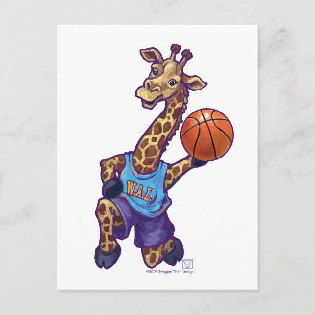 WAL Basketball Postkarte (Vorderseite)