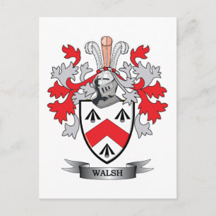 Wal-Coat-of-Arms Postkarte