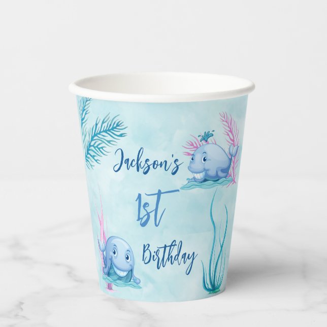 Wal einer guten Zeit Pappbecher (Vorderseite)