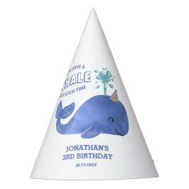 Wal einer Zeit Niedlichen Party Hut Weißer Geburts Partyhütchen