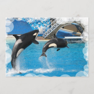 Wal-Einladungs-Postkarte Einladung