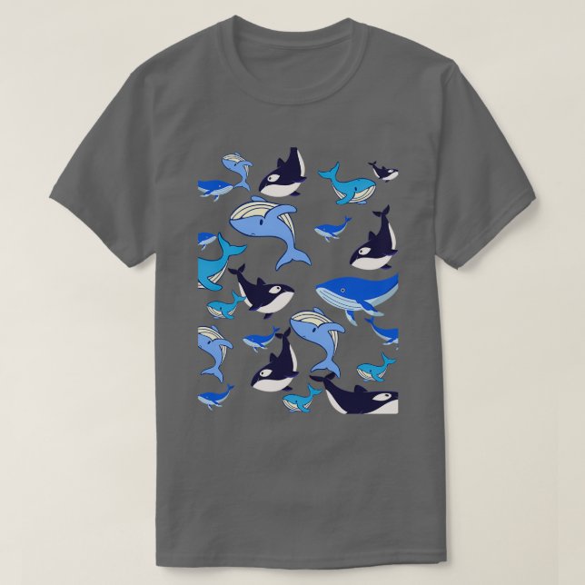 Wal Funny Pun Whale 1 T-Shirt (Design vorne)