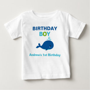 Wal-Geburtstags-T - Shirt-Kleinkind-Baby-Kind Baby T-shirt