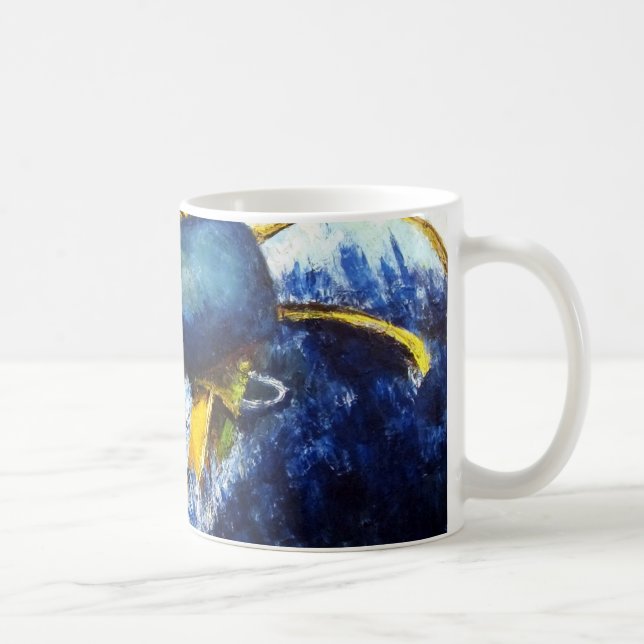 Wal gegen kolossaler Tintenfisch-ursprüngliche Kaffeetasse (Rechts)
