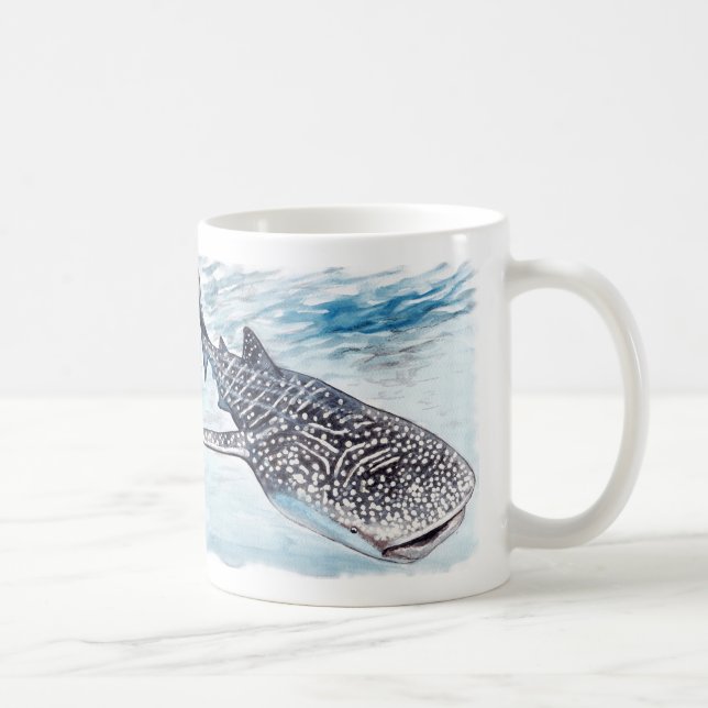Wal-Haifisch-Grafik-Tasse Tasse (Rechts)