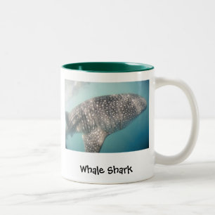 Wal-Haifisch-Tasse Zweifarbige Tasse