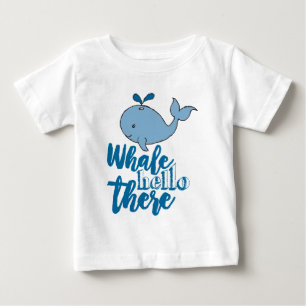 Wal Hallo da Wal Karikatur Süßer Babywal De Baby T-shirt