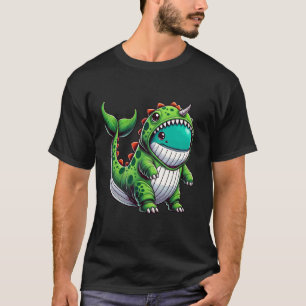 Wal in Dinosaurier-Kostüm Halloween Cosplay T T-Shirt
