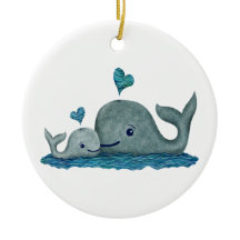 Wal-Mama-und Baby-Schwimmen im Meer