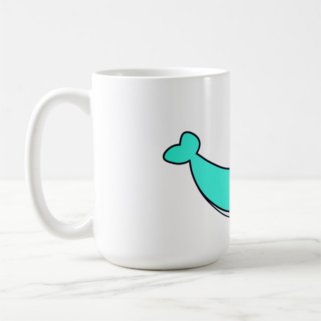 Wal, Meer, Wasser Kaffeetasse (Links)
