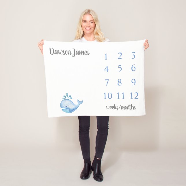 Wal Milesstone Blaket Fleecedecke (Beispiel)