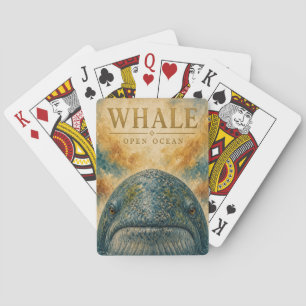 Wal-Offenes-Ozean-Wildlife Spielkarten