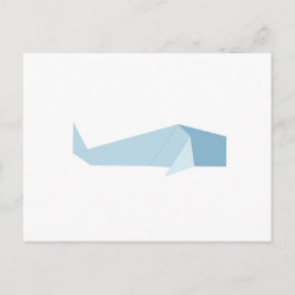 Wal Origami Postkarte