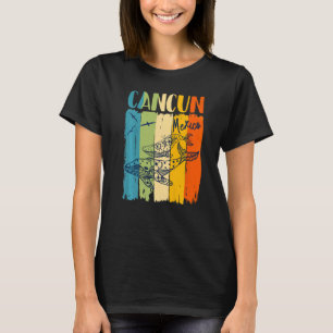 Wal Retro Cancun Mexiko passende Freunde Familie T-Shirt