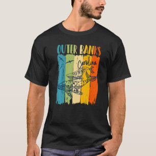 Wal Retro Outer Banks passend für beste Freundinne T-Shirt