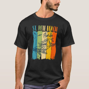 Wal Retro St Pete Beach Florida passende Freunde T-Shirt