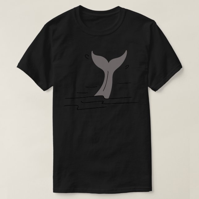 Wal-Schwanz 6 T-Shirt (Design vorne)