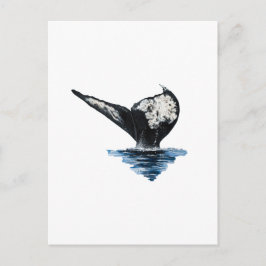 Wal-Schwanz Postkarte