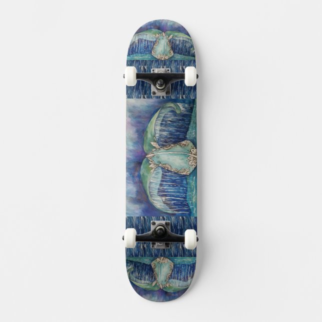 Wal-Schwanz Skateboard (Vorderseite)
