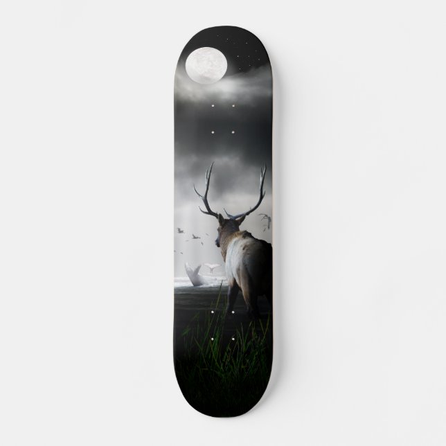 Wal-Uhr Skateboard (Vorderseite)