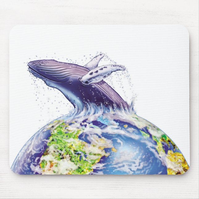 Wal und Erddesign Mousepad (Vorne)