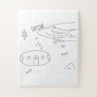 Wal und Roter Runner singen Puzzle